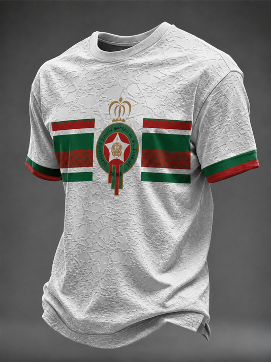 Camiseta de manga corta con estampado MARRUECOS para hombre