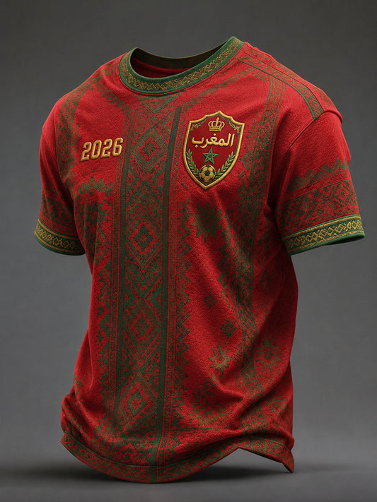 Camisetas de fútbol marroquíes para hombre