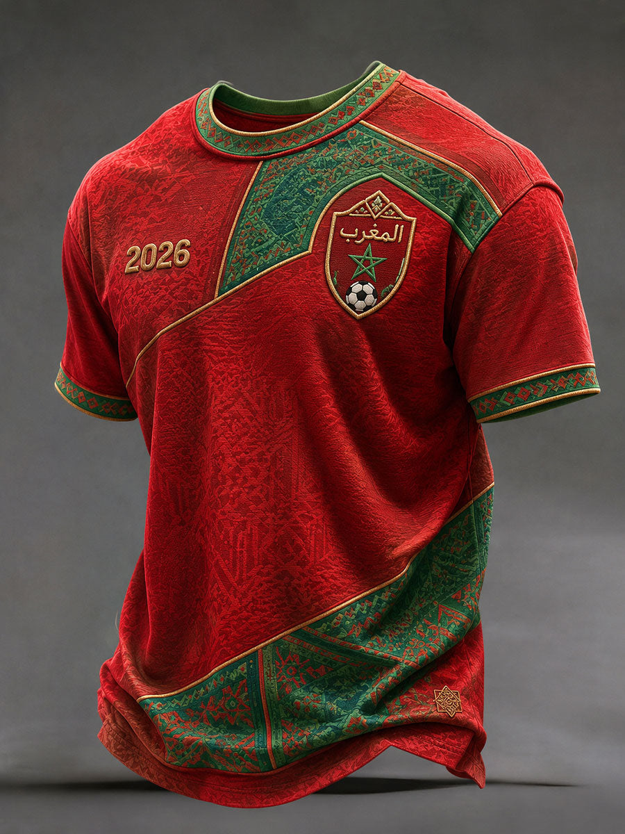 Camisetas de fútbol marroquíes para hombre