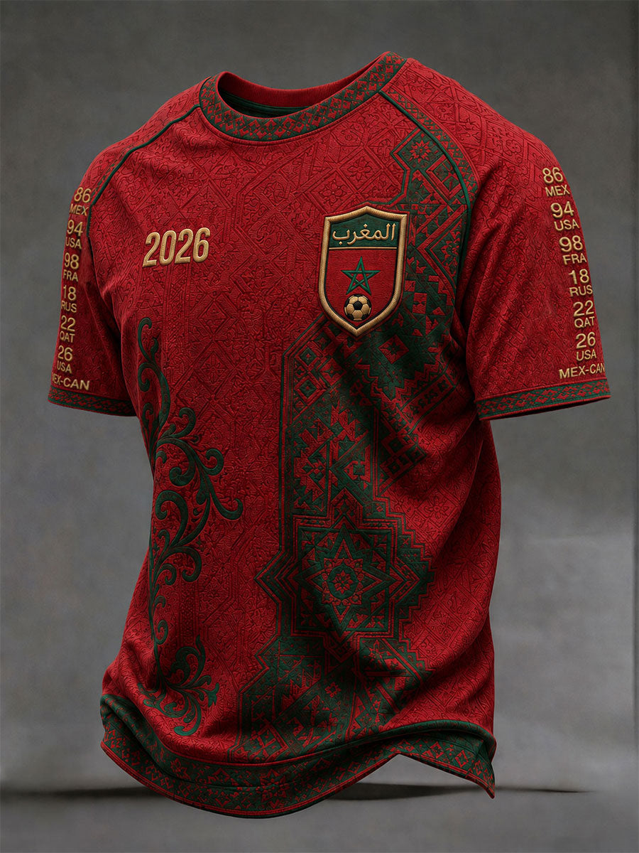 Camisetas de fútbol marroquíes para hombre