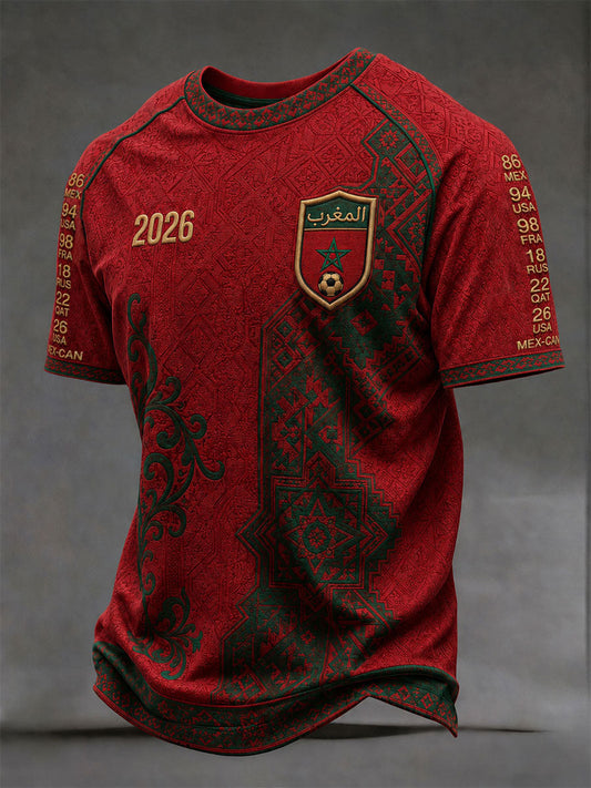 Camisetas de fútbol marroquíes para hombre