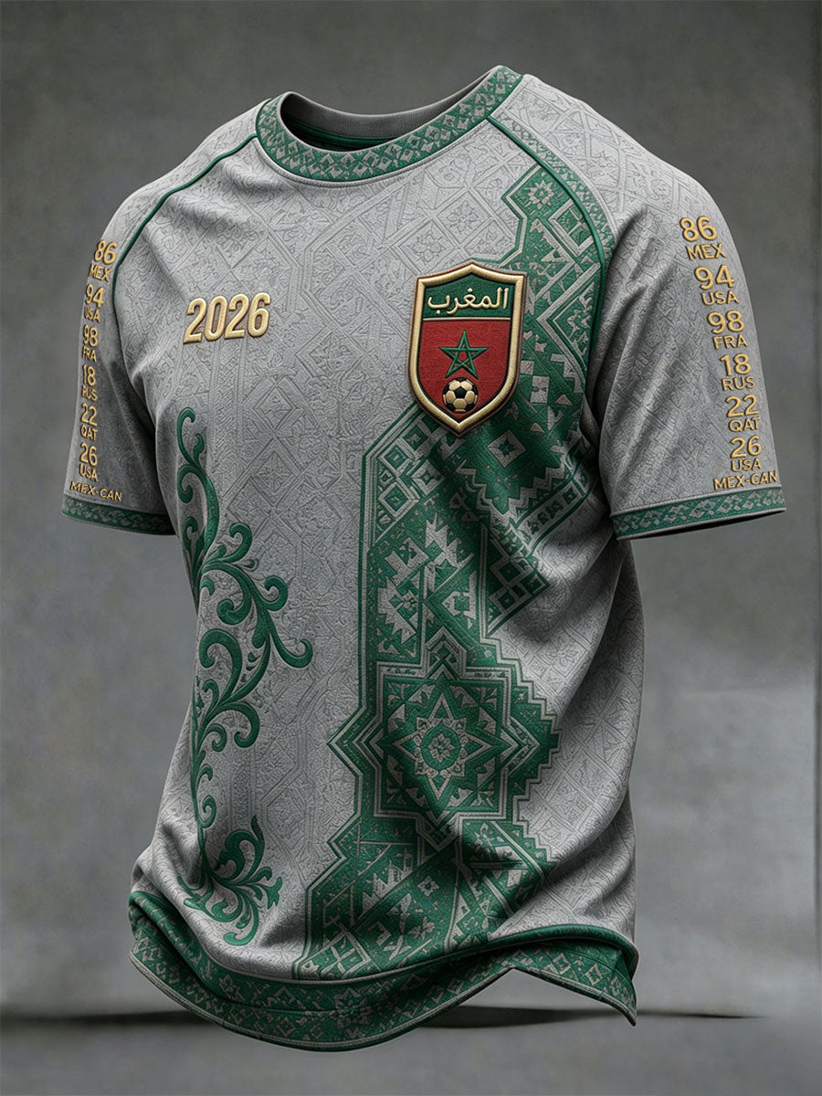 Camisetas de fútbol marroquíes para hombre