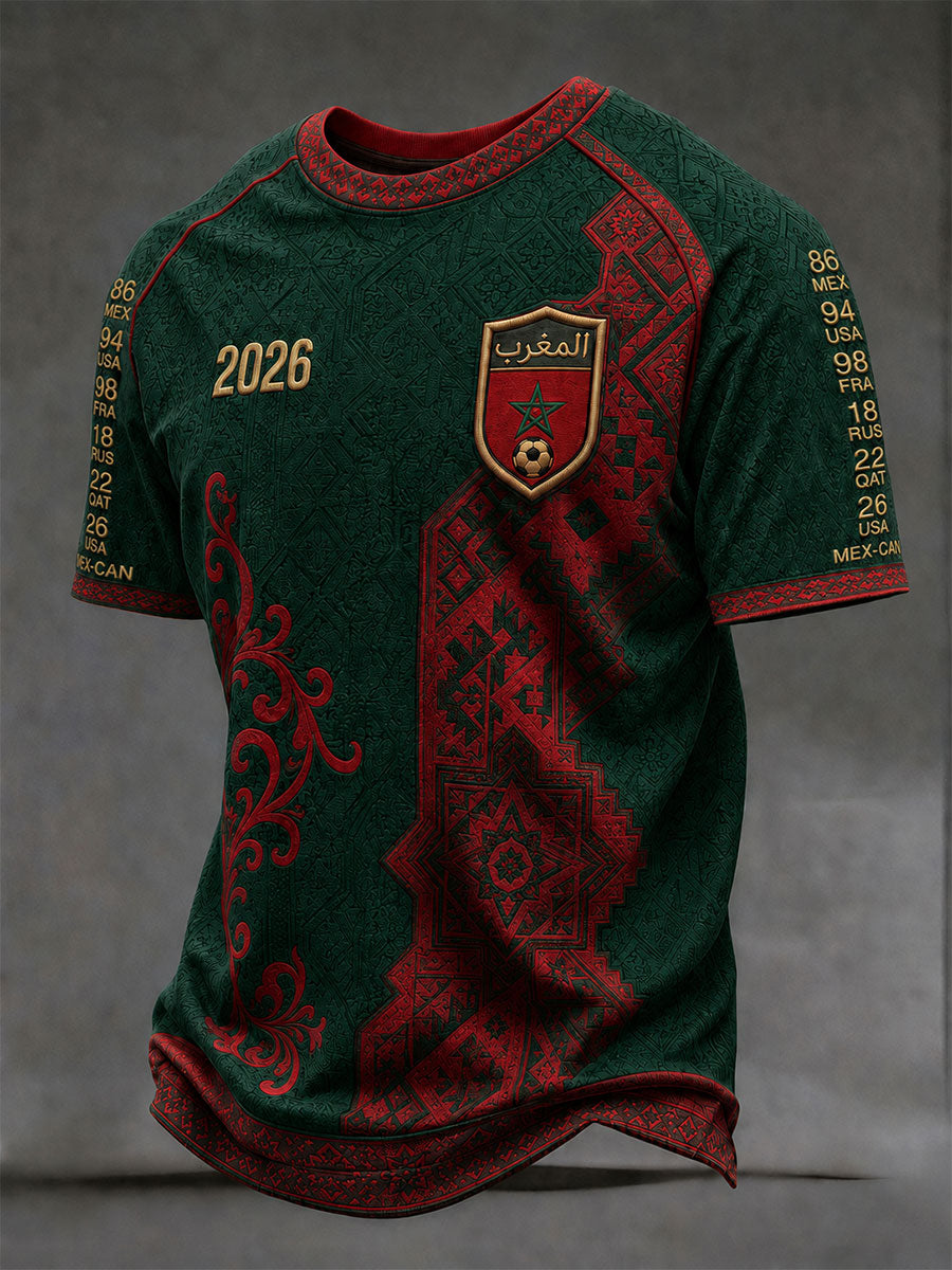 Camisetas de fútbol marroquíes para hombre