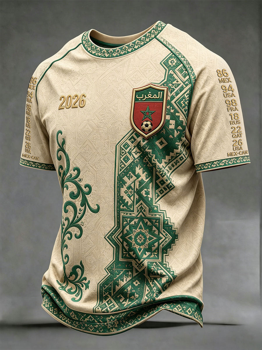 Camisetas de fútbol marroquíes para hombre