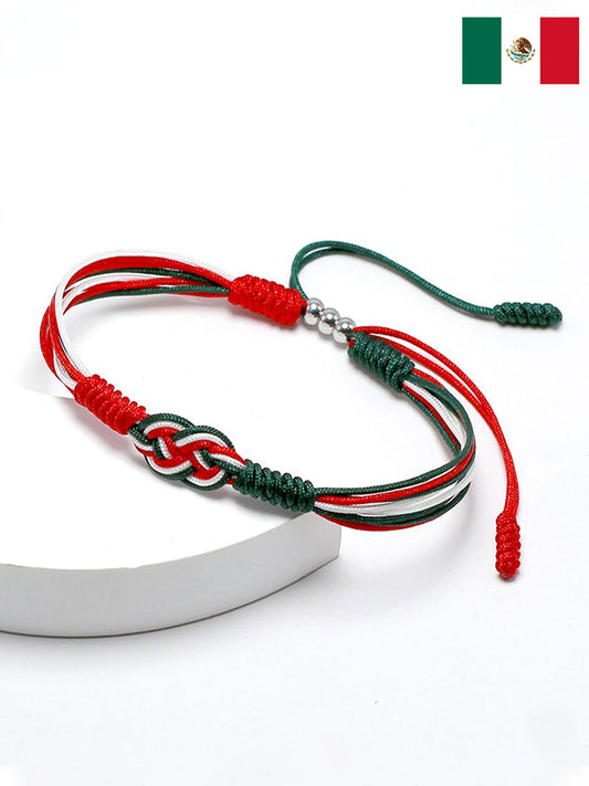 Pulsera tejida mexicana