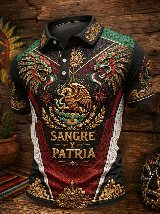 Camisetas casuales con estampado artístico para amantes del fútbol mexicano, para hombre