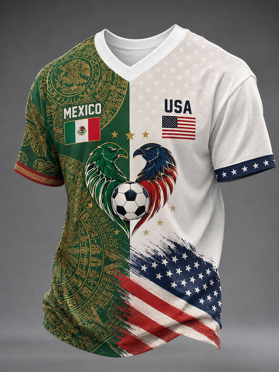 Jersey de la bandera nacional de dos tonos de los hombres