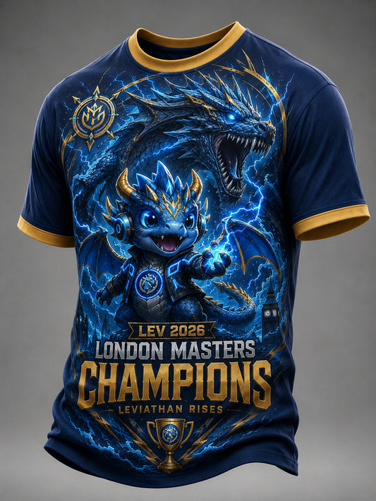 Camiseta de manga corta estampada para el Campeonato Masculino de Deportes Electrónicos