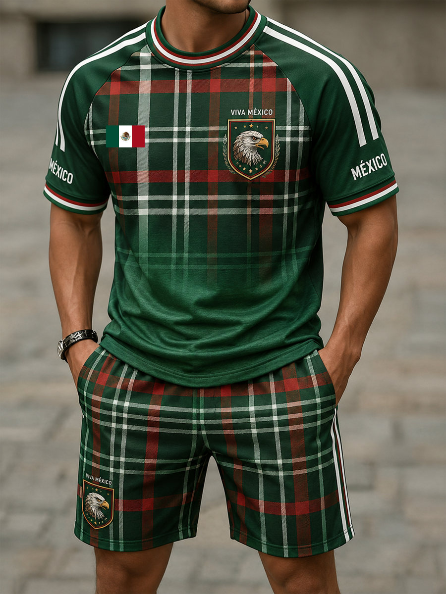 Trajes estampados Mexico Pride Art de hombre