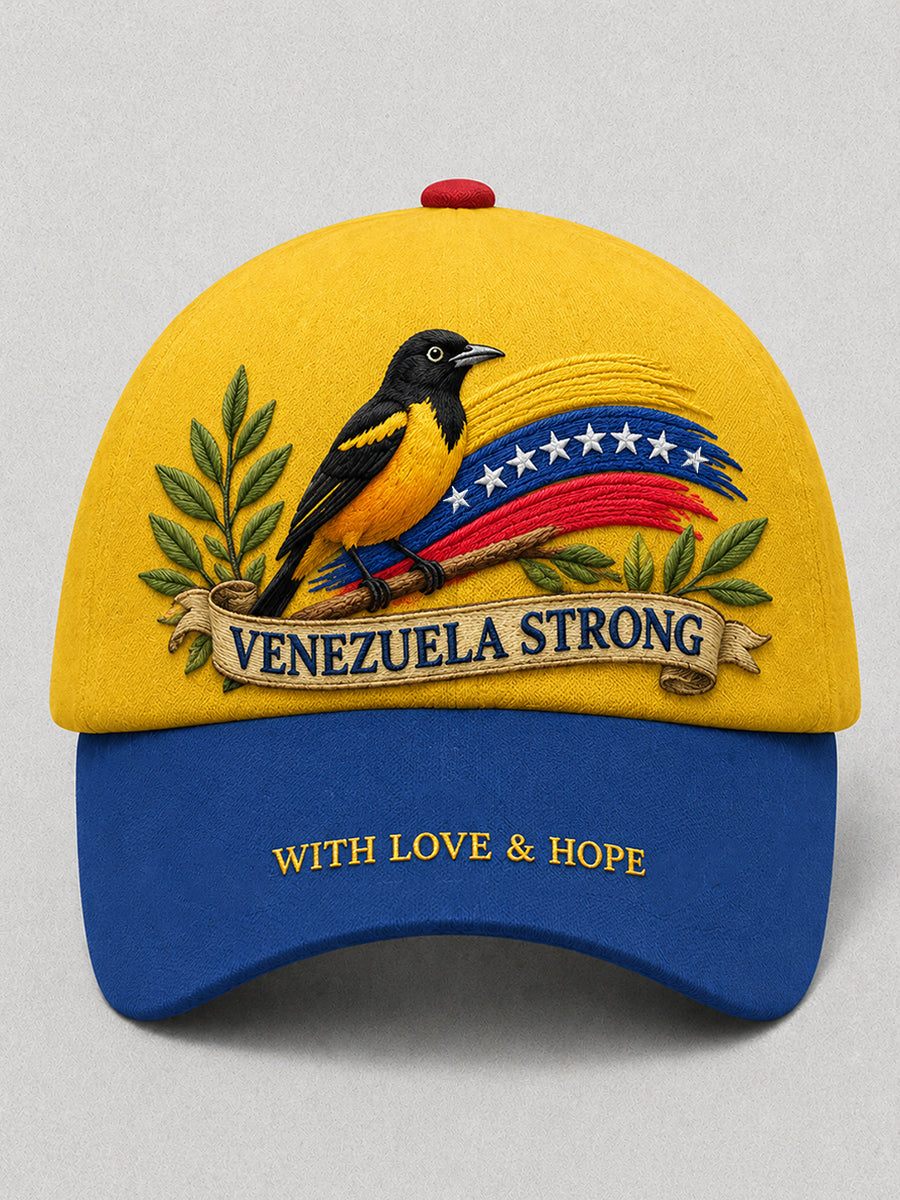 Unisex Pray For Venezuela Print Gorra