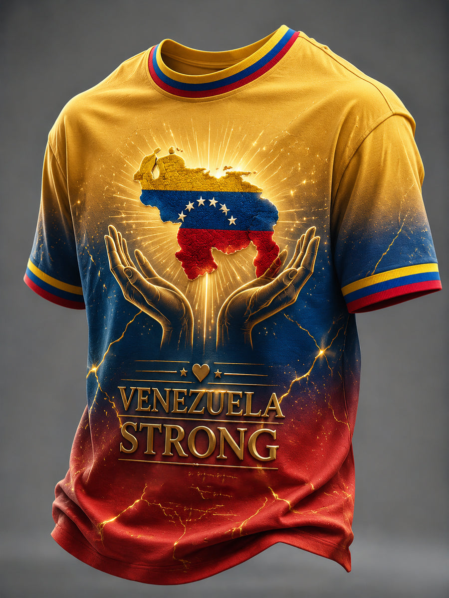 Camiseta estampada VENEZUELA para hombre