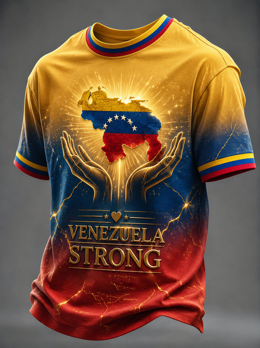 Camiseta estampada VENEZUELA para hombre