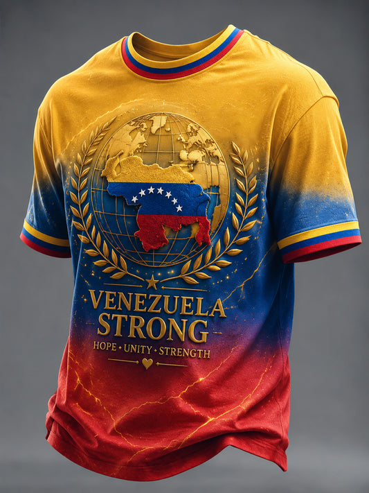 Camiseta estampada de VENEZUELA para hombre