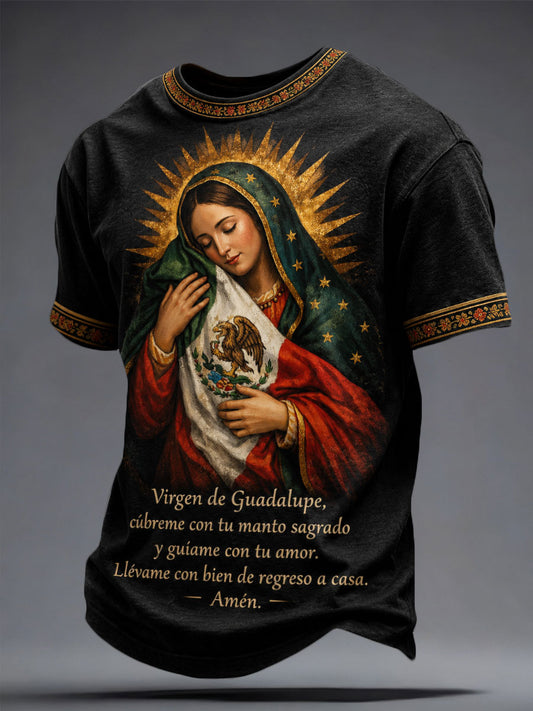 Camiseta estampada México Asunción de Mary Art para hombre