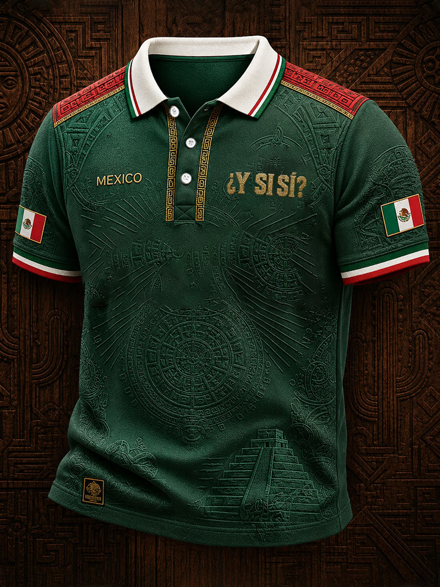Día de la Independencia de México para hombres ¿Y si sí? Camisetas casuales con estampado artístico