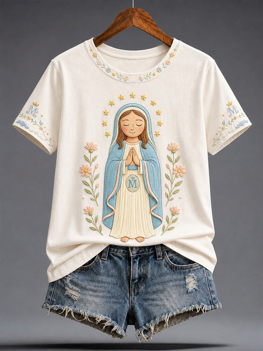 La asunción de las mujeres del arte de Mary Faith imprimió la camiseta