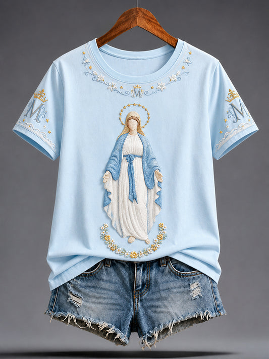 La asunción de las mujeres del arte de Mary Faith imprimió la camiseta