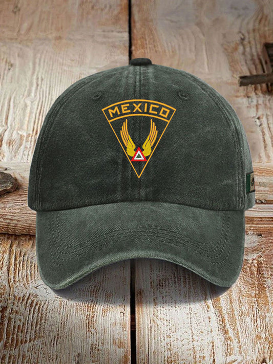 Unisex México Veterano 201 Impreso Sombrero