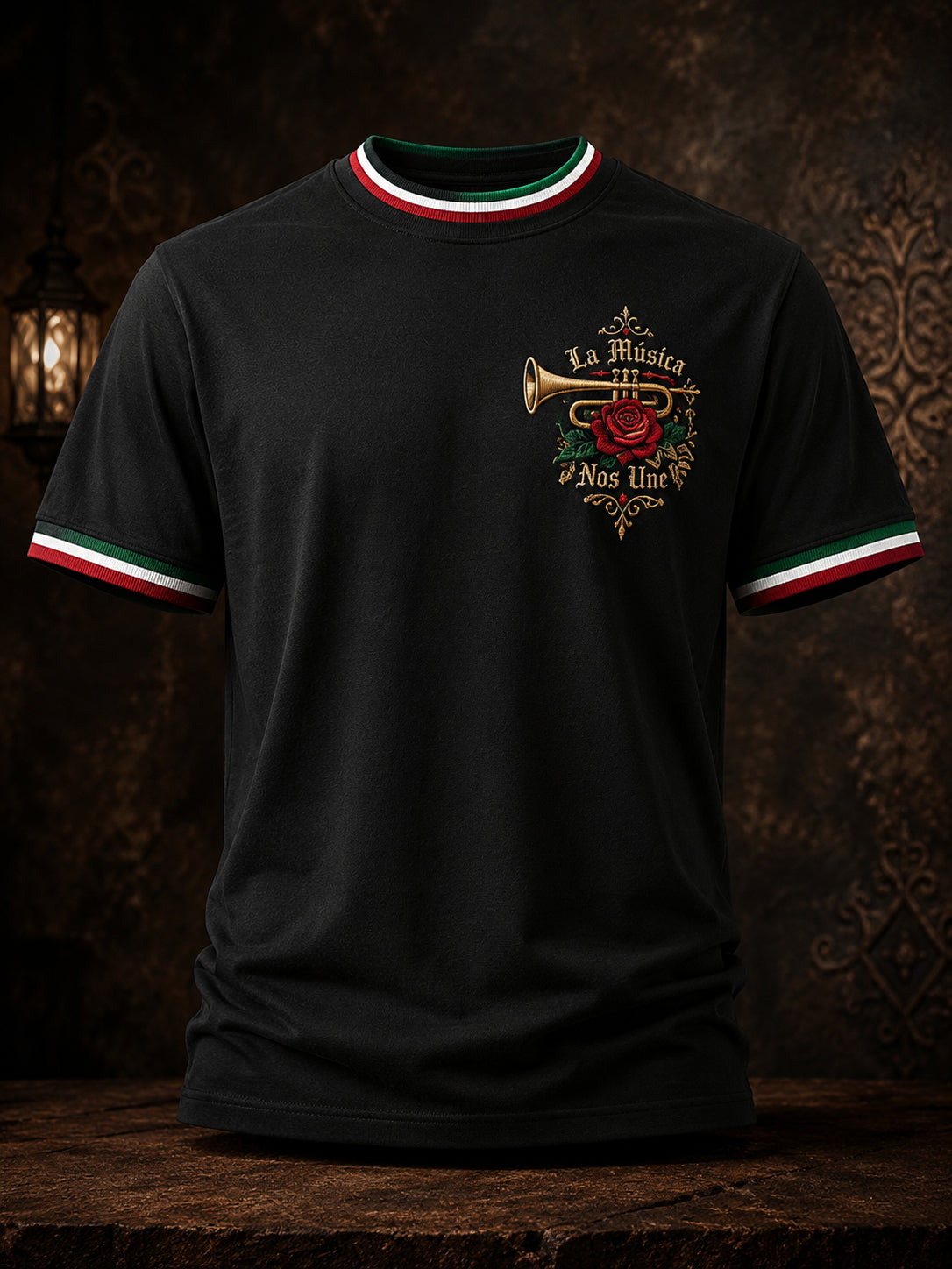 Camiseta estampada con arte del espíritu mariachi para el Día de la Independencia de México
