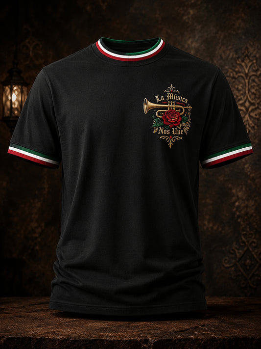 Camiseta estampada con arte del espíritu mariachi para el Día de la Independencia de México