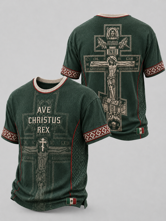 Camiseta de manga corta Faith In Mexico para hombre