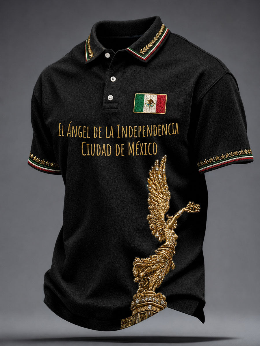 Tops casuales impresos del arte del día de la independencia de México de los hombres