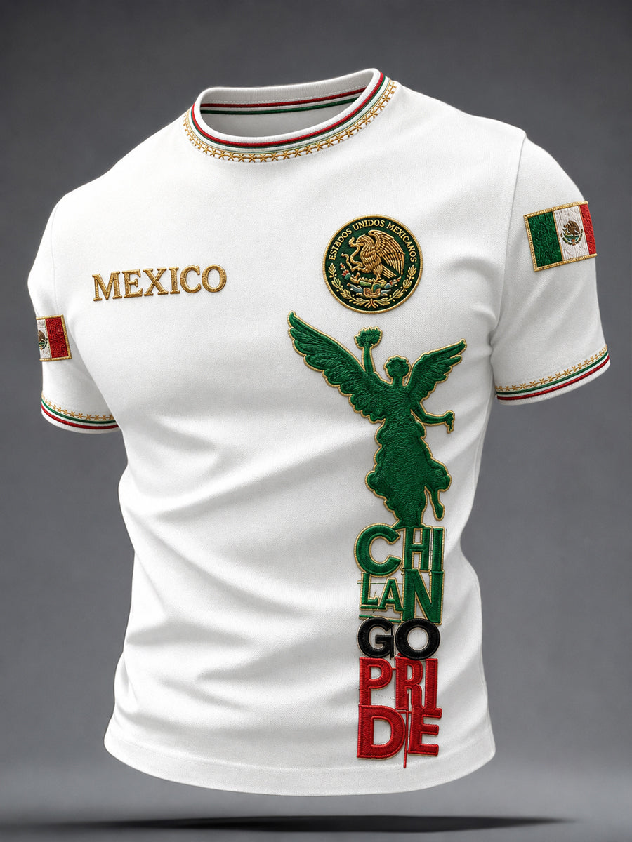 Camiseta impresa arte del día de la independencia de México de los hombres