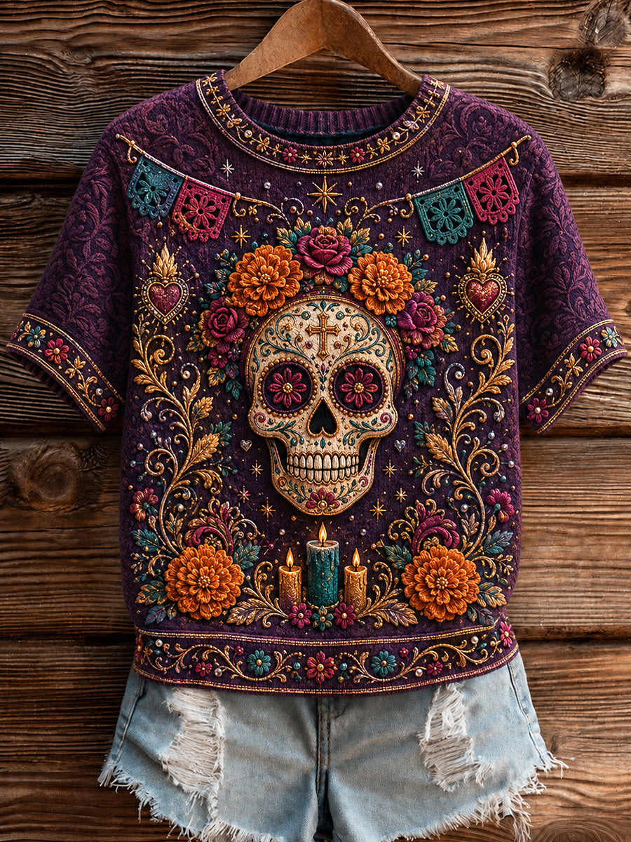 Camisa Calavera Mujer