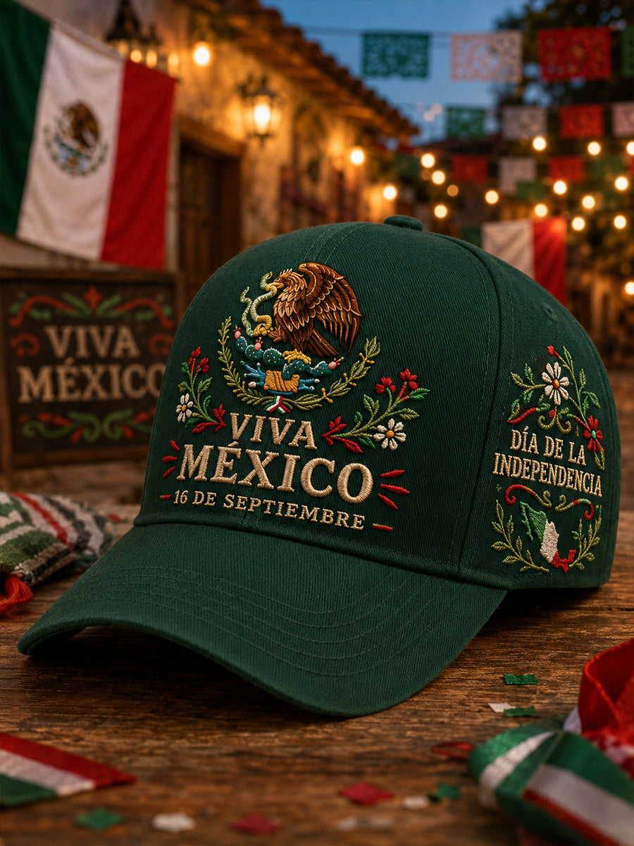 Sombrero con estampado conmemorativo del Día de la Independencia