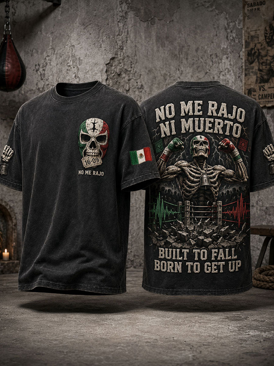 Camiseta estampada con diseño del Día de la Independencia de México para hombre