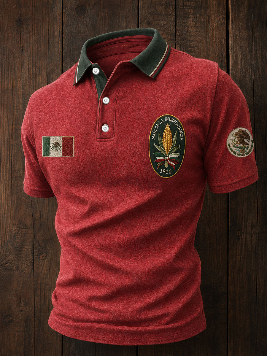 Día de la Independencia de México de los hombres 1810 Arte Impreso Casual Tops