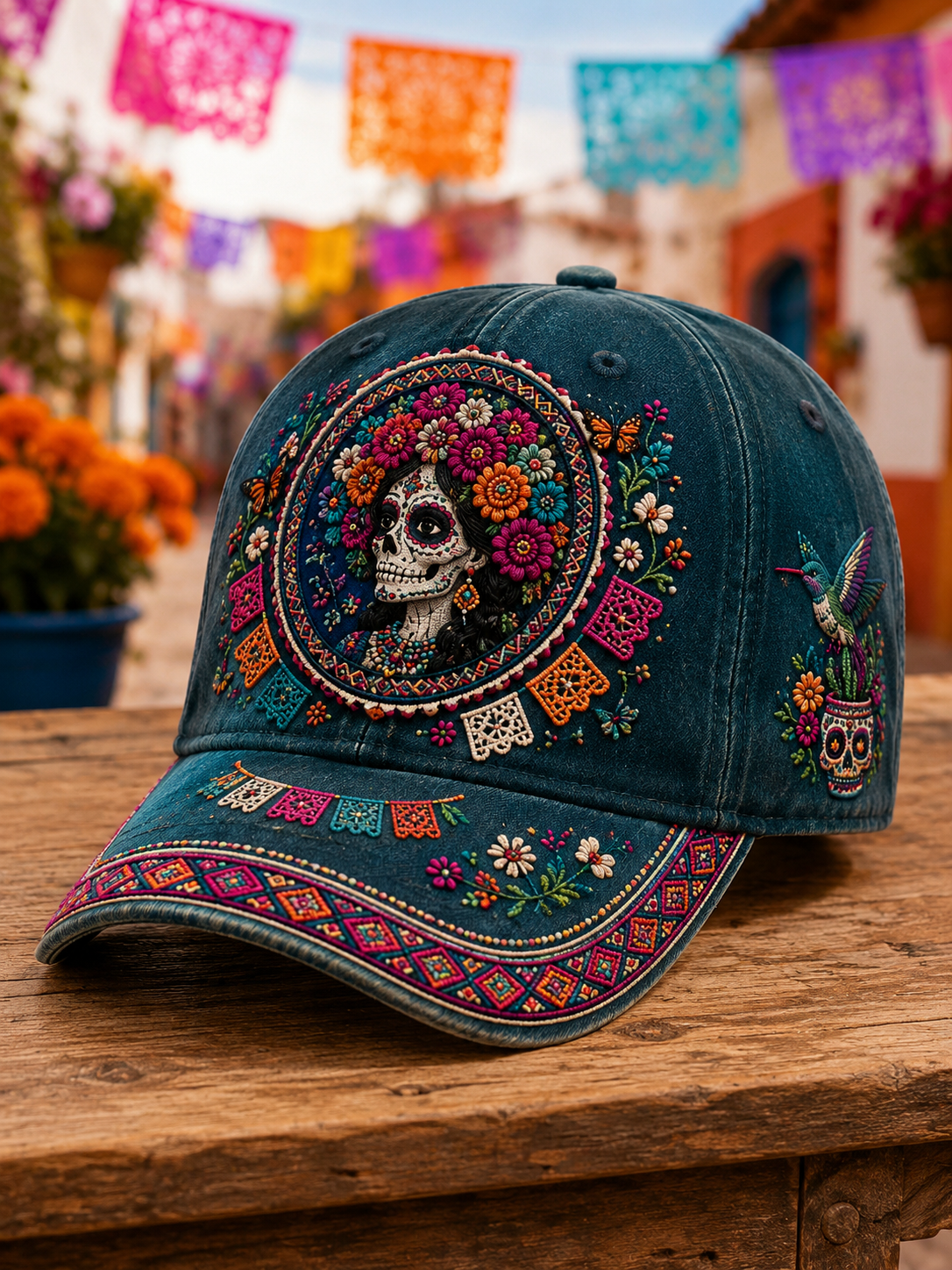 Sombrero unisex del Día de los Muertos