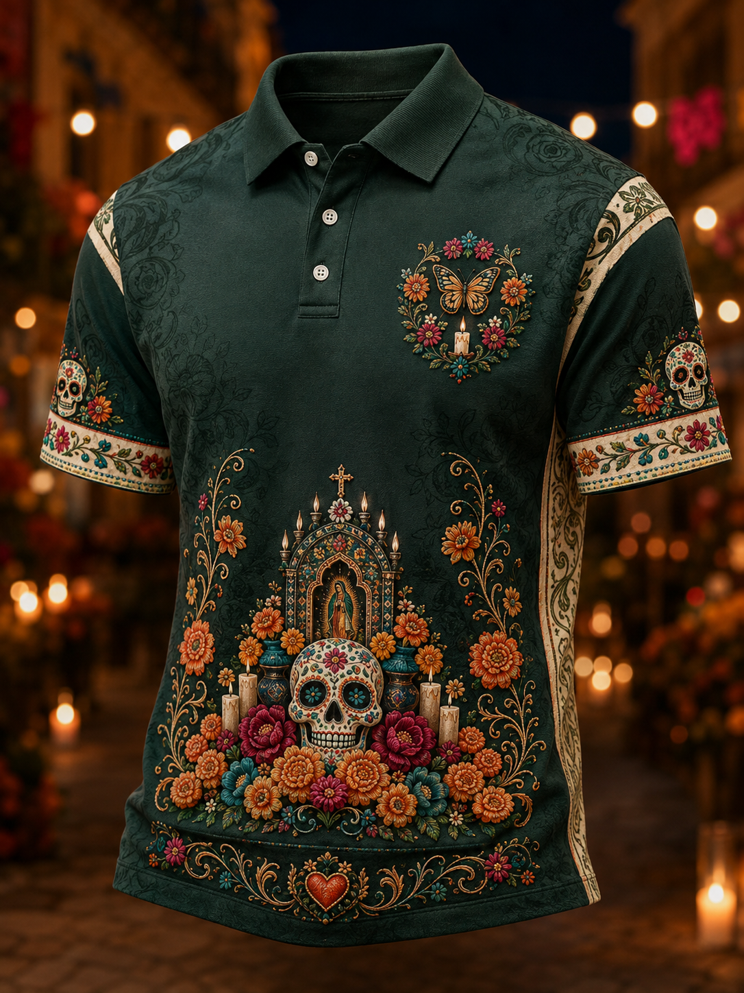 Camisa de manga corta para hombre Day Of The Dead