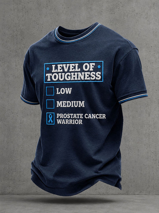 Camiseta de concienciación sobre el cáncer de próstata en hombres