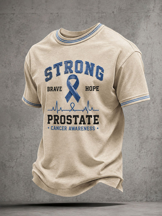 Camiseta de concienciación sobre el cáncer de próstata en hombres