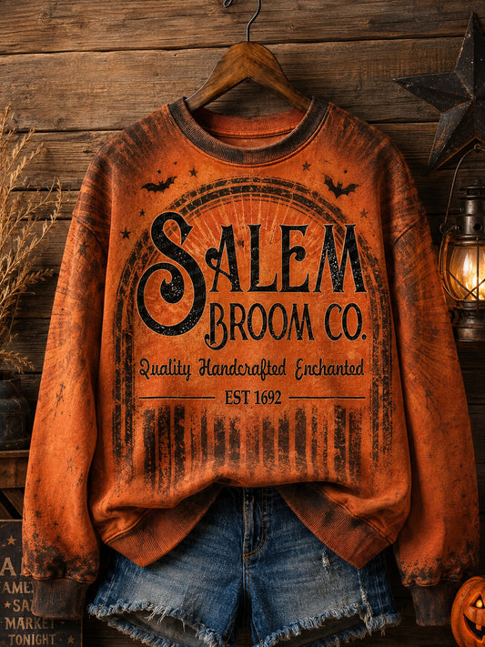 Sudadera con estampado Salem para mujer