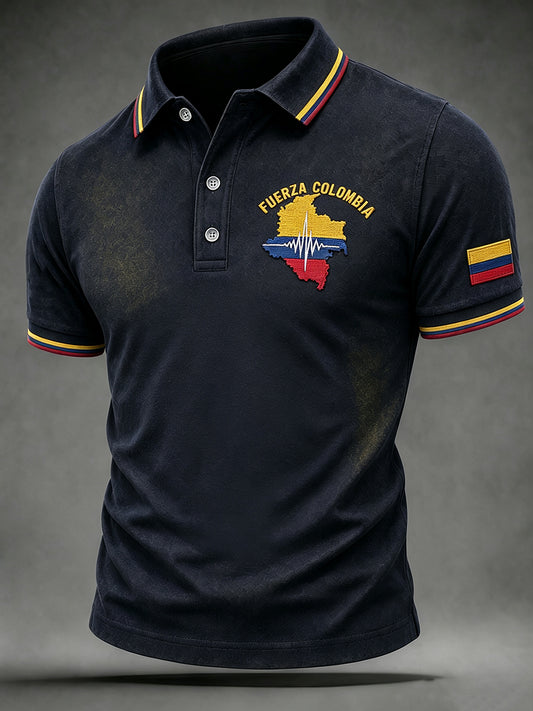 Colombia Earthquake Pray For Colombia Print Camisa para hombre