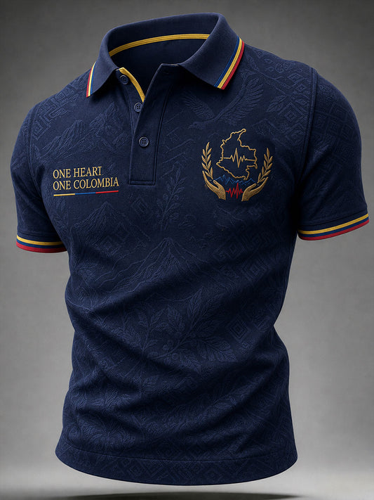 Camisa One Heart One Colombia para hombre