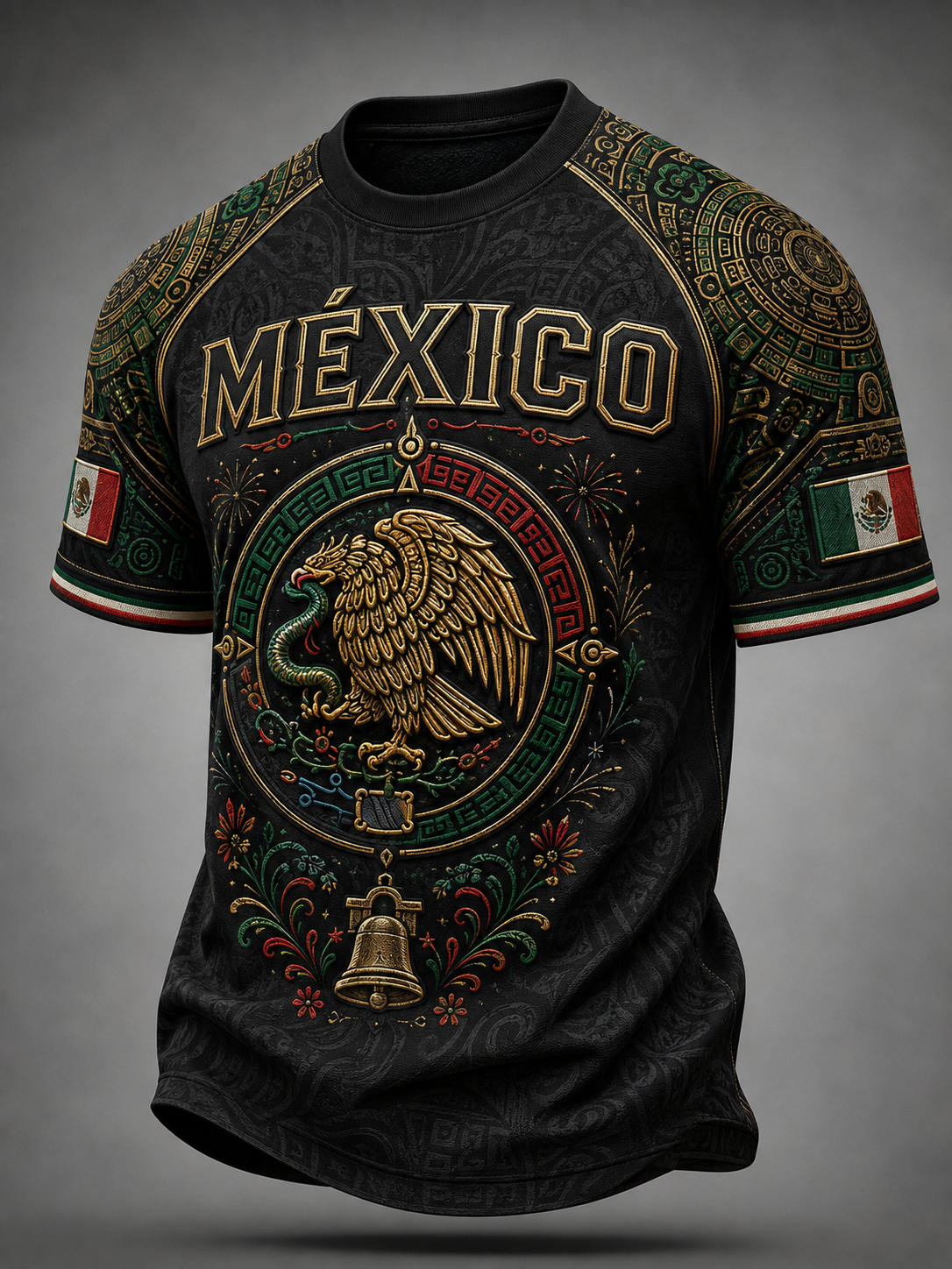 Camiseta de manga corta para hombre Mexican Independence Day