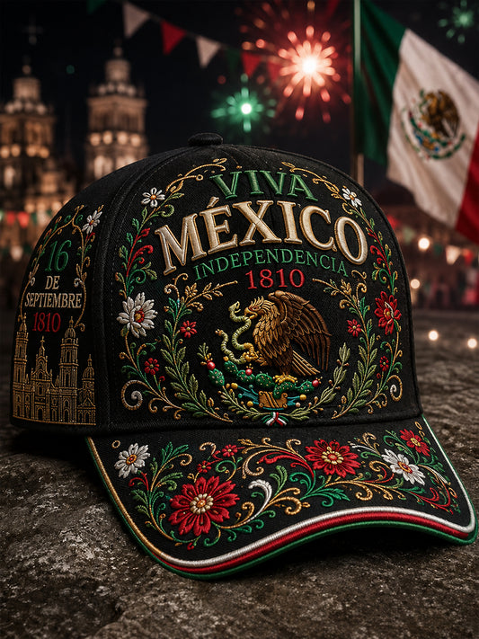 Sombrero unisex del Día de la Independencia de México