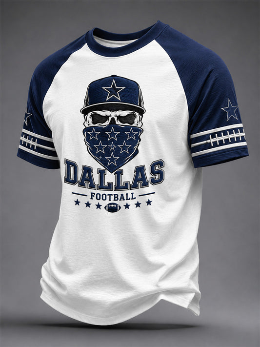 Regalo de día de partido de fútbol para hombres, camiseta casual para aficionados al fútbol