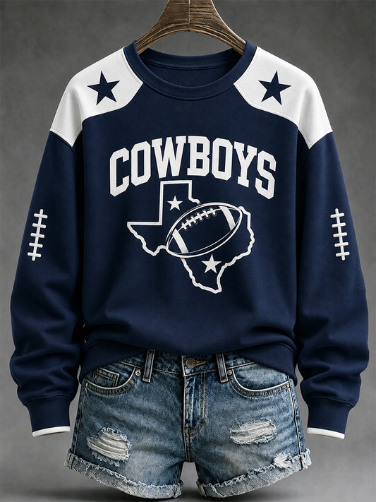 Sudadera casual, regalo del día del partido de fútbol para mujeres y aficionados al fútbol