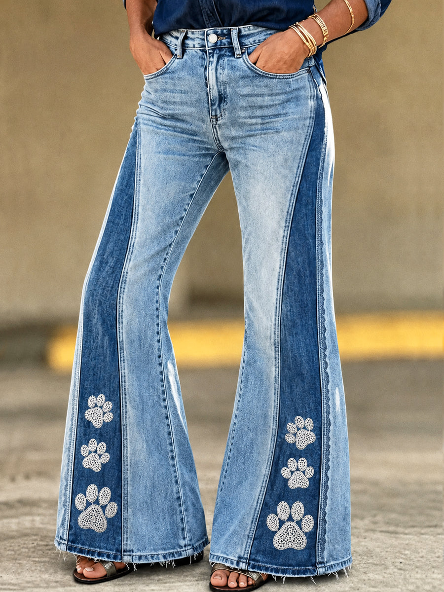 Pantalones de mujer Paw Art Print