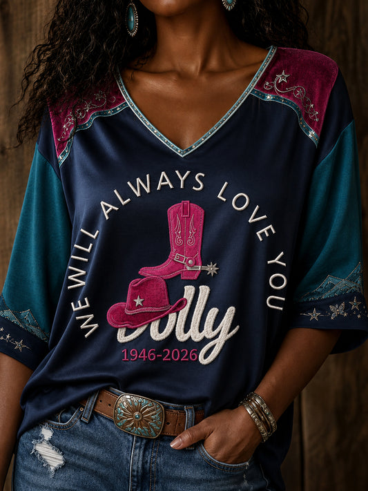 Camiseta estampada para mujer con diseño de amante de la música country y leyenda «Reina del country»
