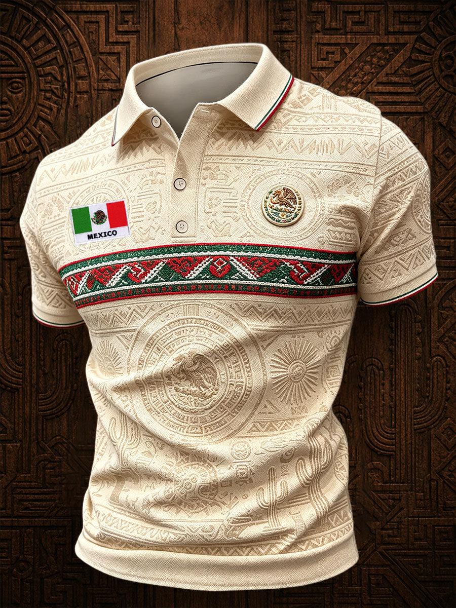 Camisetas casuales estampadas para el Día de la Independencia de México, para hombre