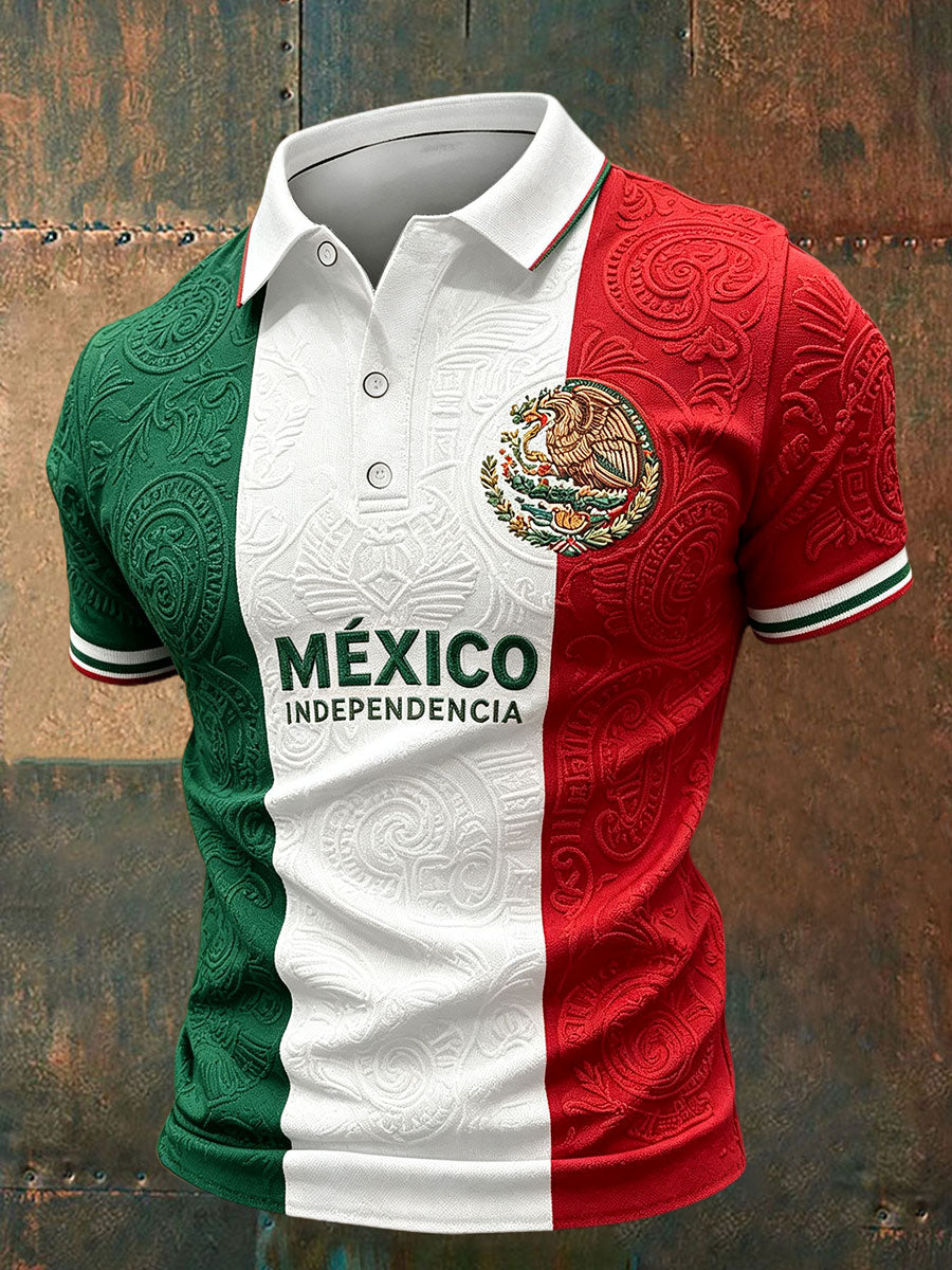 Camisetas casuales estampadas para el Día de la Independencia de México, para hombre