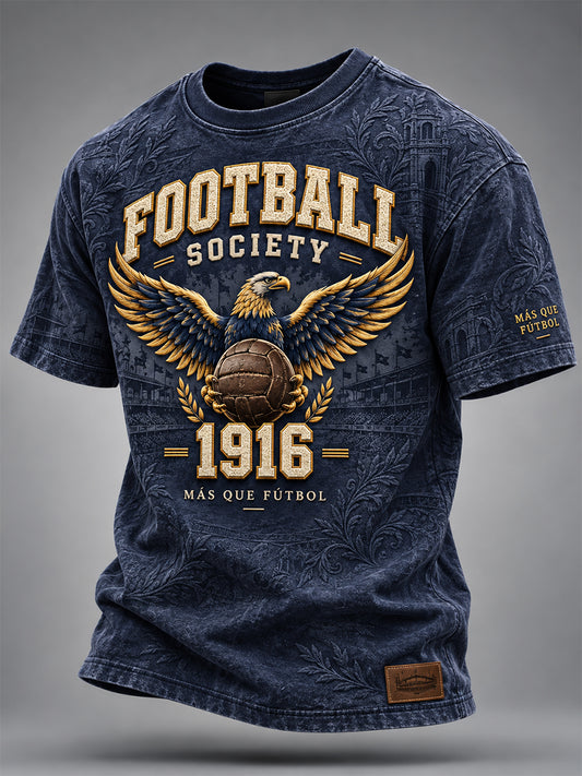Camiseta casual estampada del equipo de fútbol masculino del Club América