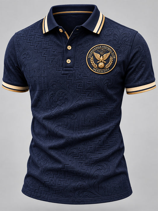 Polo informal estampado del equipo de fútbol masculino del Club América