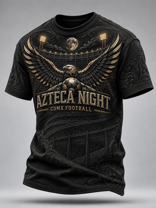 Camiseta casual estampada del equipo de fútbol masculino del Club América
