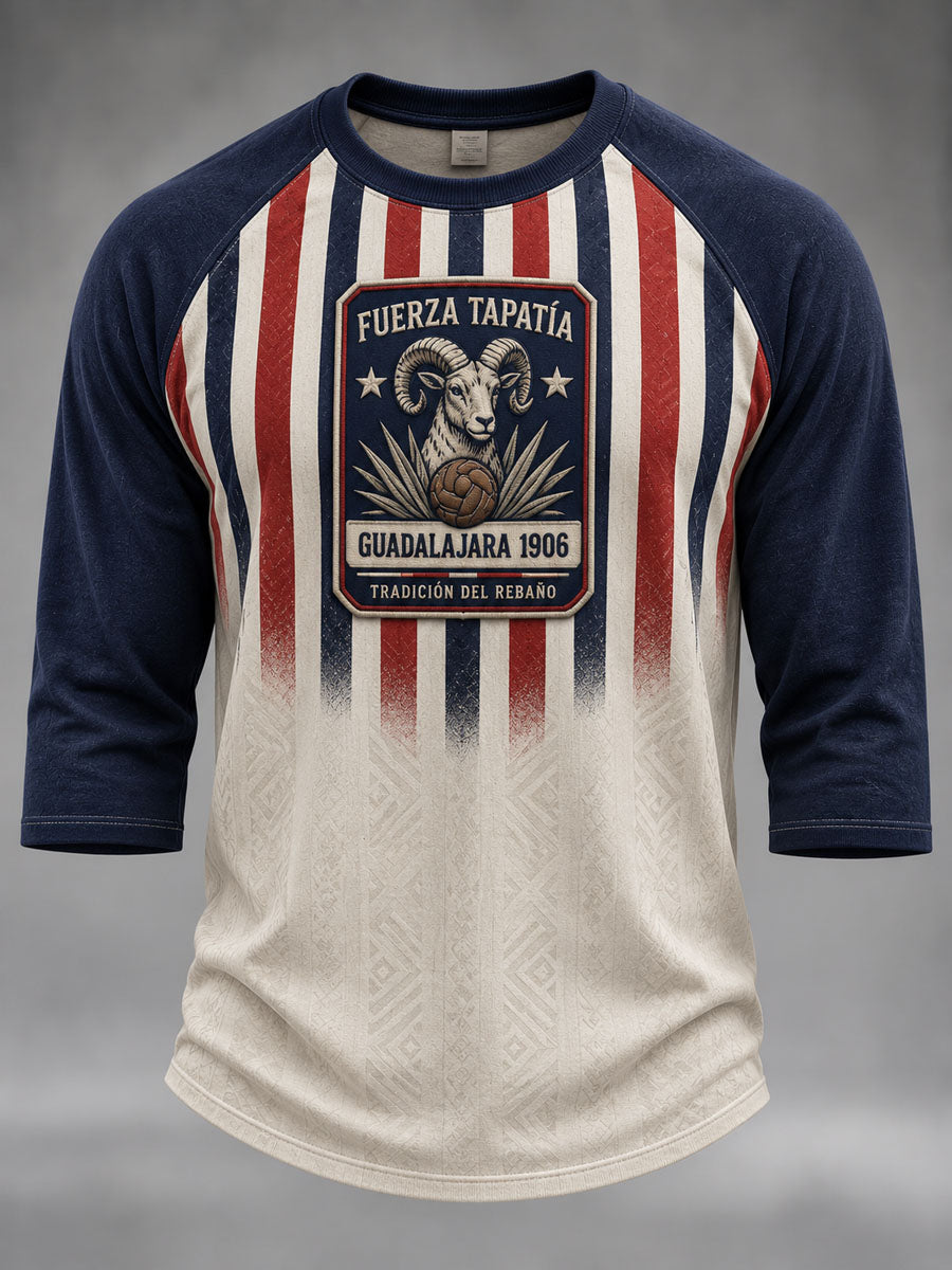 Camiseta casual con estampado de fútbol de Guadalajara para hombre